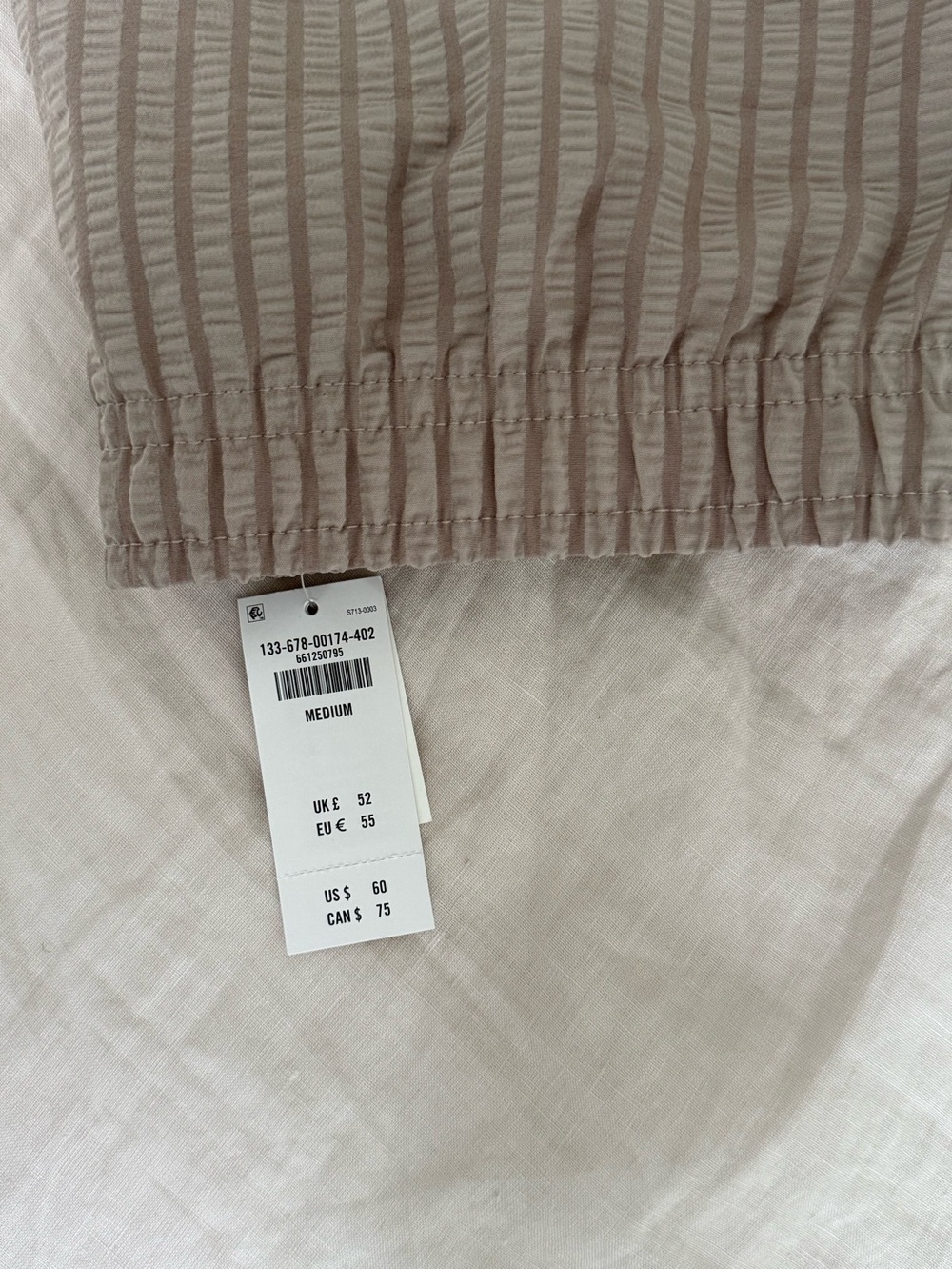 Abercrombie & Fitch Men's 5" Swim Trunk - Taupe - Picture 4 of 6